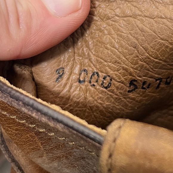 Vintage Brown Leather Ankle Booties - Picture 7 of 10